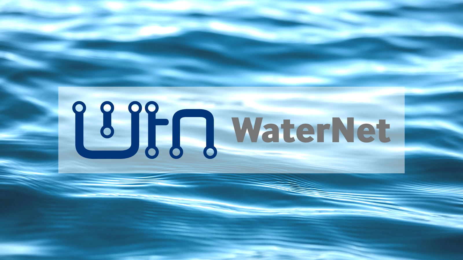 WaterNet dashboard showing network map, leakage metrics and operational KPIs